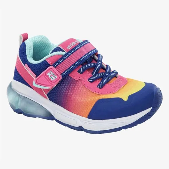 NEW Stride Rite Toddler Sizes 7 - 10 Radiant Bounce Light Up Sneaker - Magenta
