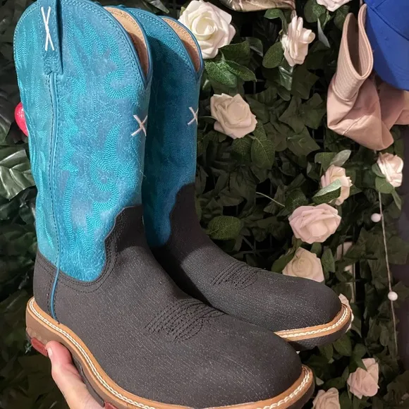 New twisted x cowboy boots Blue and Black Western Boots