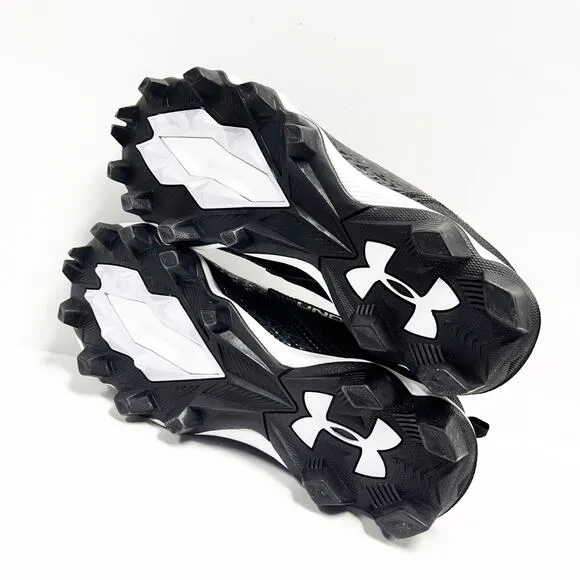 NEW Under Armour Hammer Mid JR Football Cleats Shoes Kids Size 4.5