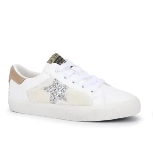 NEW VINTAGE HAVANA salem sneaker in silver star