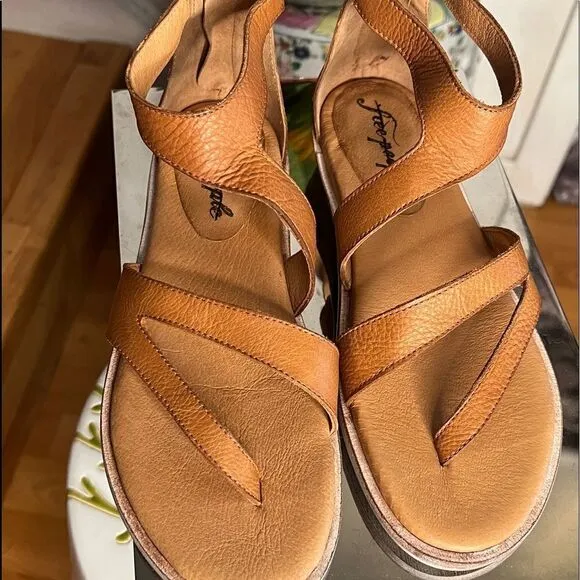 New Free People Farrah Asymmetric Sandals