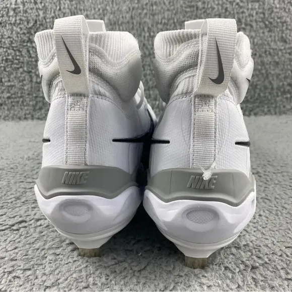 New nike alpha Huarache‎ NXT MCS Cleats Mens 8 Shoes White Black Baseball High