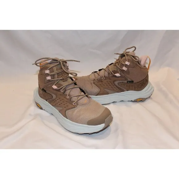 NIB Hoka One One Anacapa Mid GTX Hiking Sneaker Hiking Boots DIFL TAN Sz 10
