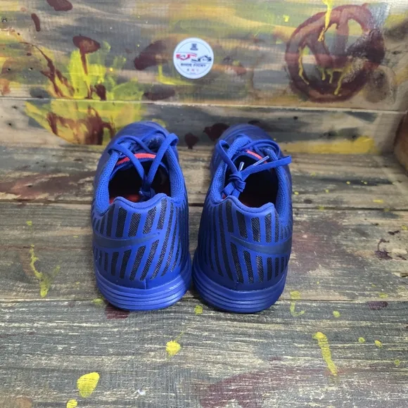 Nike 580456-401 Men's Sz 11.5 Blue Lunargato II Indoor Low Top Soccer Shoes