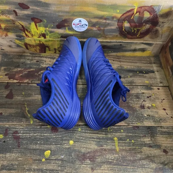 Nike 580456-401 Men's Sz 11.5 Blue Lunargato II Indoor Low Top Soccer Shoes