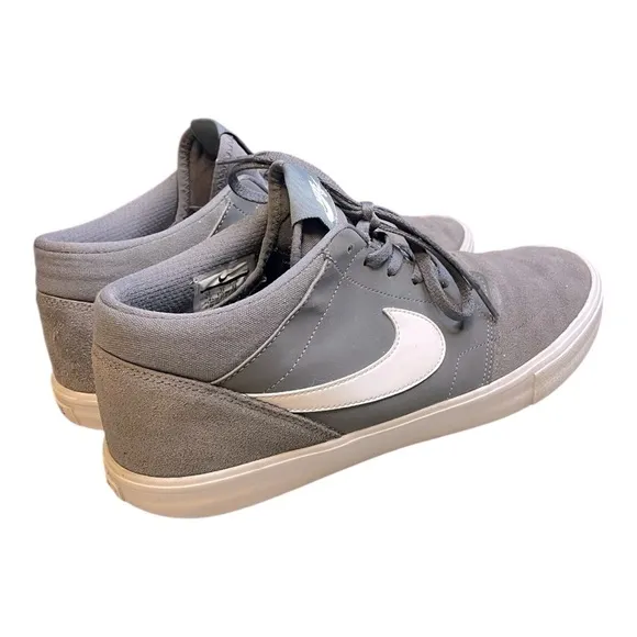 Nike 923198-010 SB Portmore Solar Mid Grey Lifestyle Sneaker Shoes US Men's 12