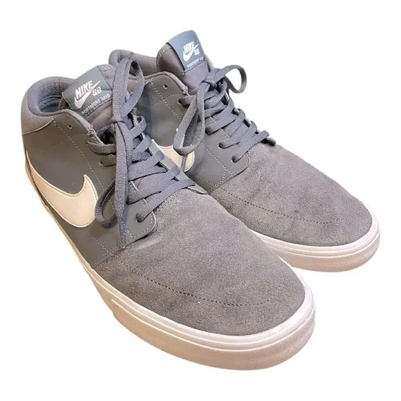 Nike 923198-010 SB Portmore Solar Mid Grey Lifestyle Sneaker Shoes US Men's 12