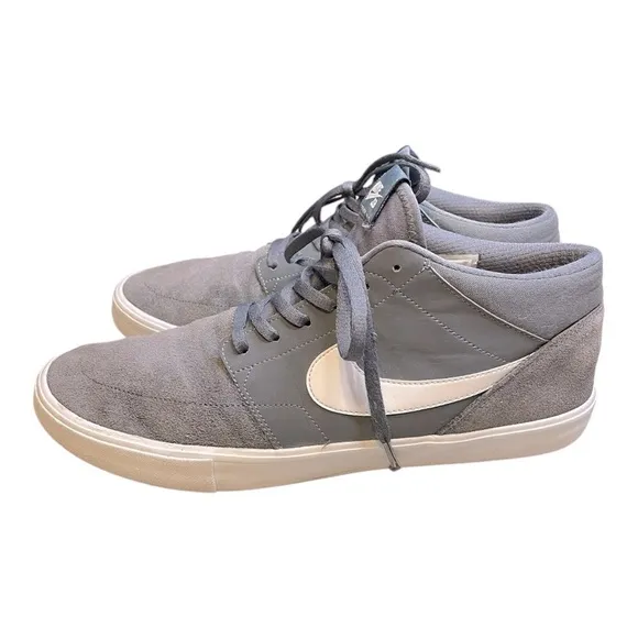 Nike 923198-010 SB Portmore Solar Mid Grey Lifestyle Sneaker Shoes US Men's 12