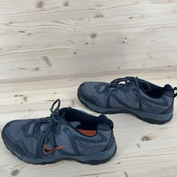 Nike ACG Men’s Size 12 All Trac Trail Gray Orange Hiking Shoes Sneakers