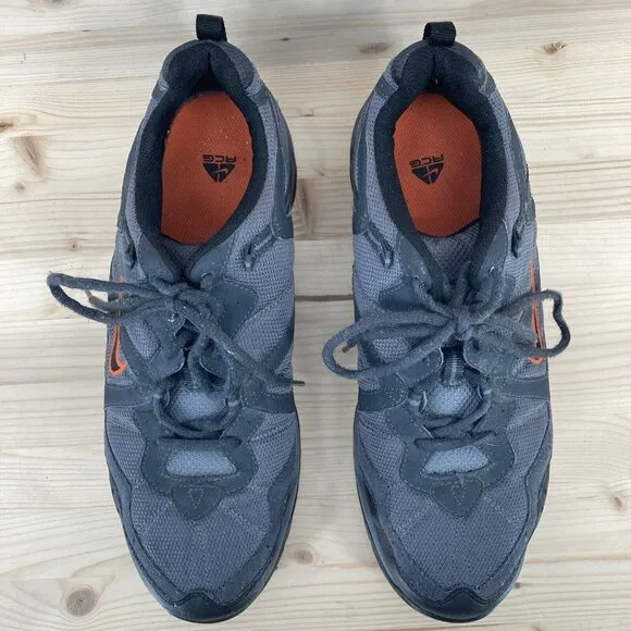 Nike ACG Men’s Size 12 All Trac Trail Gray Orange Hiking Shoes Sneakers