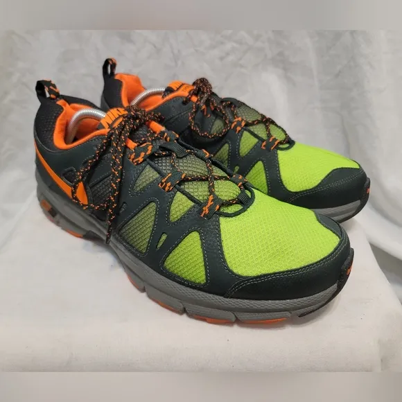 Nike Air Alvord 10 Shoes Mens Sz 12 Black Spruce/Lime Trail Running Hiking