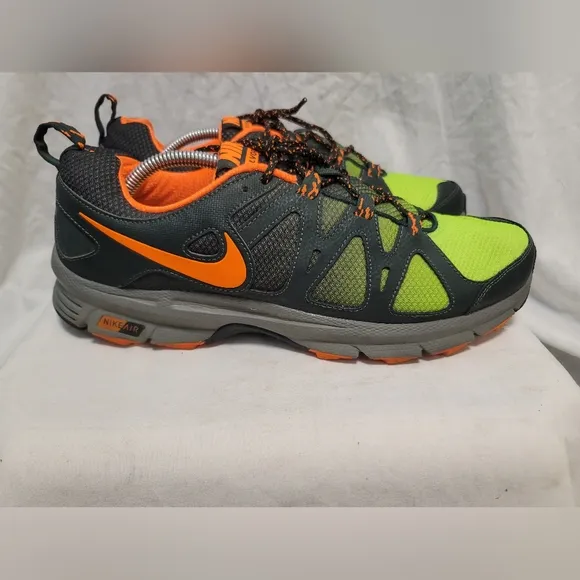 Nike Air Alvord 10 Shoes Mens Sz 12 Black Spruce/Lime Trail Running Hiking