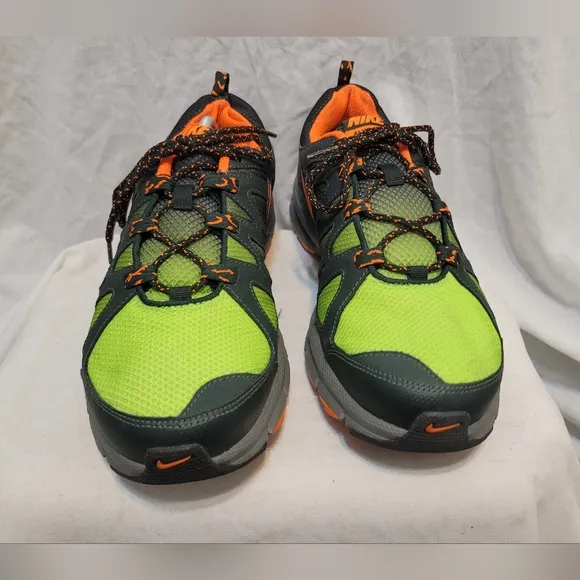Nike Air Alvord 10 Shoes Mens Sz 12 Black Spruce/Lime Trail Running Hiking