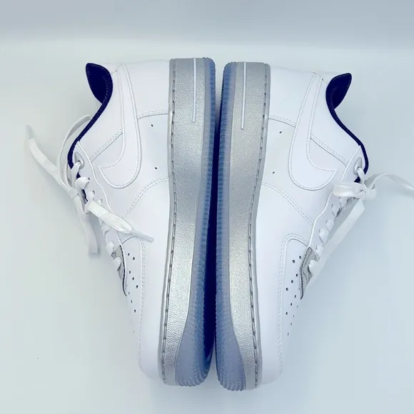 Nike Air Force 1 ‘07 SE Chrome Pack White Metallic DX6764 100 Size 10 NWT