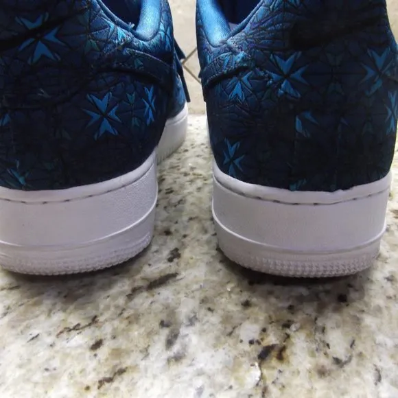nike air force 1's stained glass green abyss size 12