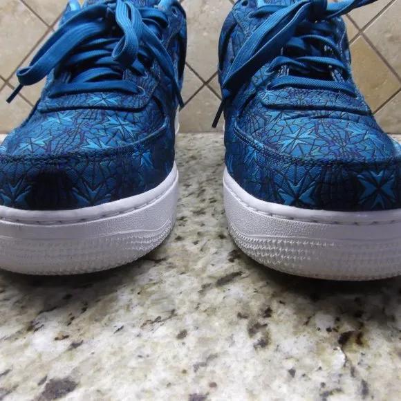 nike air force 1's stained glass green abyss size 12