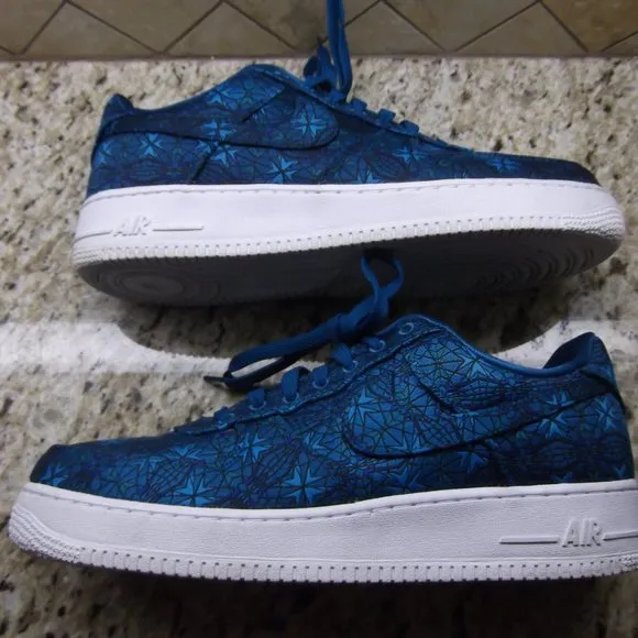 nike air force 1's stained glass green abyss size 12
