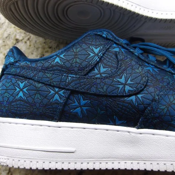 nike air force 1's stained glass green abyss size 12