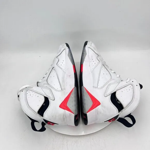 Nike Air Jordan 7 Retro Men Size 13 CU9307-160 White Infrared White Black Shoes