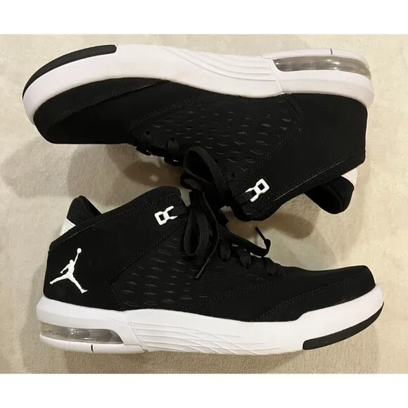 Nike Air Jordan Flight Origin 4 Basketball Shoes Black 921196-001 Men's size 9.5
