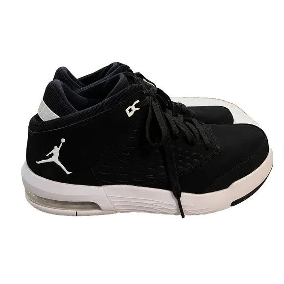 Nike Air Jordan Flight Origin 4 Basketball Shoes Black 921196-001 Men's size 9.5