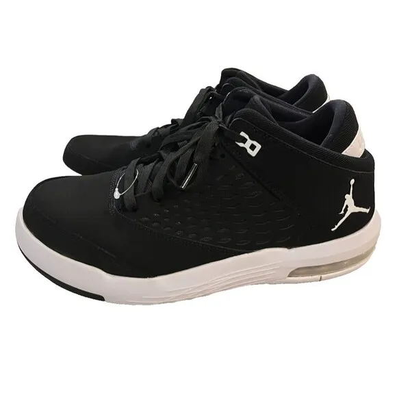 Nike Air Jordan Flight Origin 4 Basketball Shoes Black 921196-001 Men's size 9.5