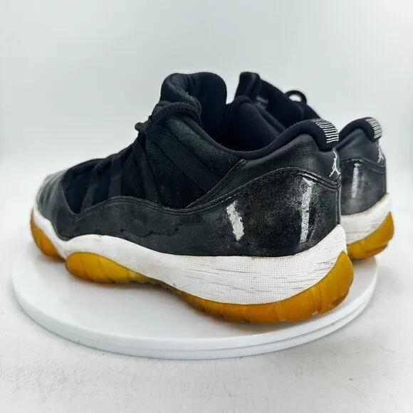 Nike Air Jordan Retro 11 XI Low Men Sz 9.5 528895-010 Black White Graphite Shoes