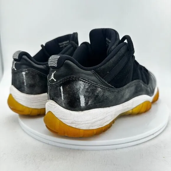 Nike Air Jordan Retro 11 XI Low Men Sz 9.5 528895-010 Black White Graphite Shoes
