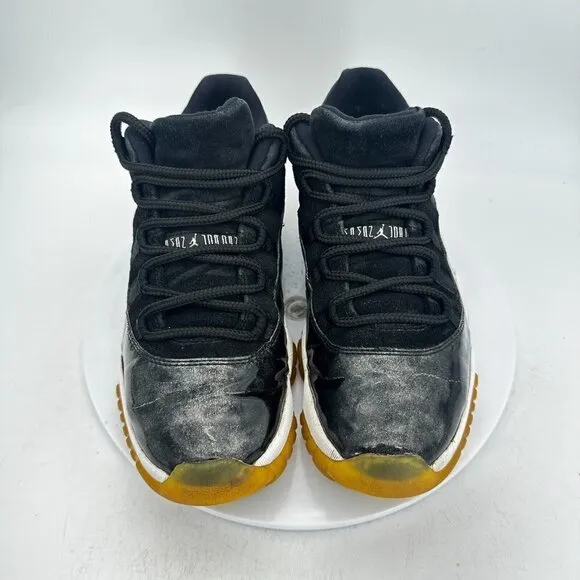 Nike Air Jordan Retro 11 XI Low Men Sz 9.5 528895-010 Black White Graphite Shoes