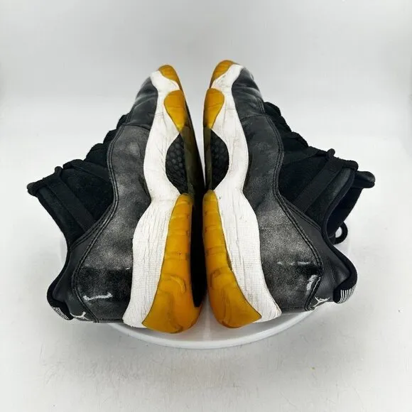 Nike Air Jordan Retro 11 XI Low Men Sz 9.5 528895-010 Black White Graphite Shoes