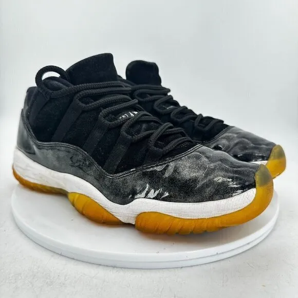 Nike Air Jordan Retro 11 XI Low Men Sz 9.5 528895-010 Black White Graphite Shoes