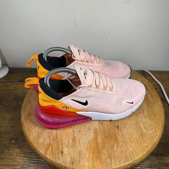 Nike Air Max‎ 270 Women's Size 8 Coral Pink Shoes AH6789-603