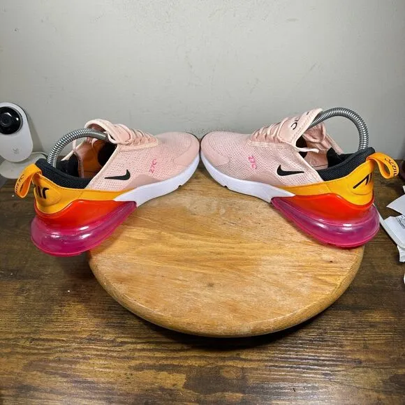 Nike Air Max‎ 270 Women's Size 8 Coral Pink Shoes AH6789-603
