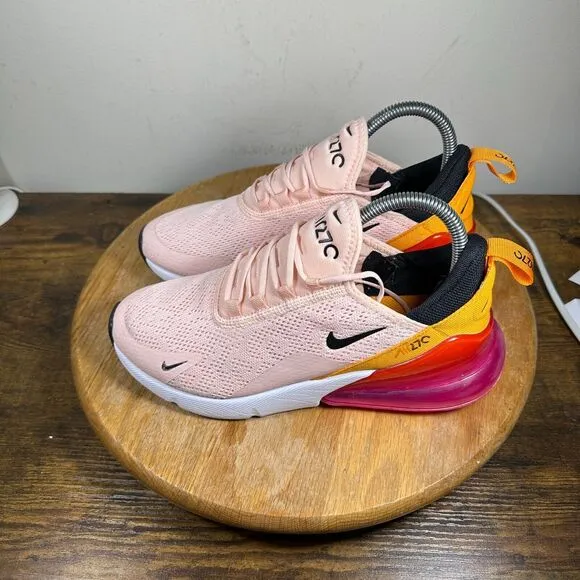 Nike Air Max‎ 270 Women's Size 8 Coral Pink Shoes AH6789-603