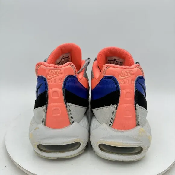 Nike Air Max 95 Men Size 12 749766-035 Ultramarine Platinum Bright Mango Shoes