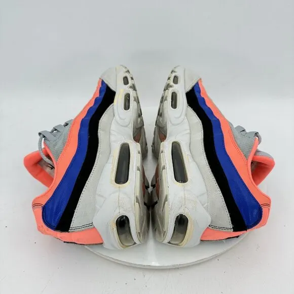 Nike Air Max 95 Men Size 12 749766-035 Ultramarine Platinum Bright Mango Shoes