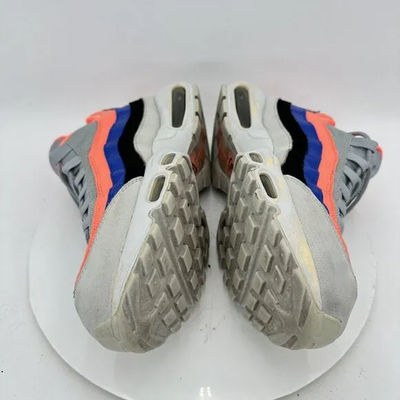 Nike Air Max 95 Men Size 12 749766-035 Ultramarine Platinum Bright Mango Shoes