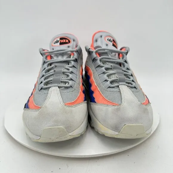 Nike Air Max 95 Men Size 12 749766-035 Ultramarine Platinum Bright Mango Shoes