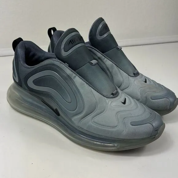 Nike Air Max 720 Athletic Shoes Mens 13 Running Sneakers Grey Black
