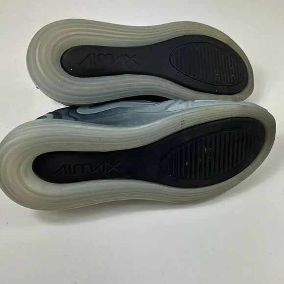 Nike Air Max 720 Athletic Shoes Mens 13 Running Sneakers Grey Black