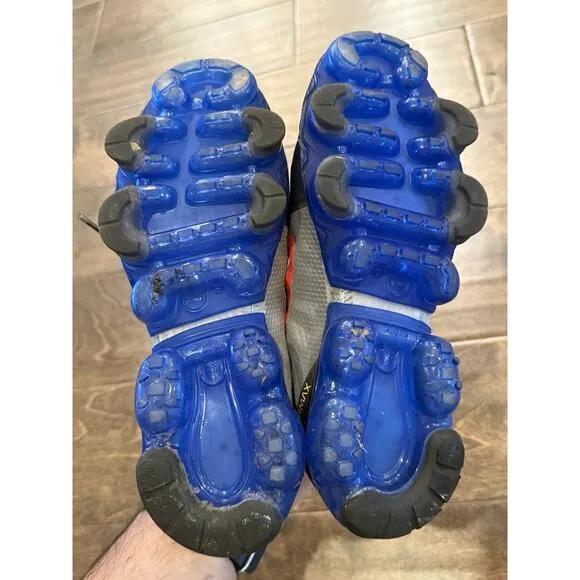 Nike AIR VAPORMAX 2019 Blue Silver Laser Fuchia Noir Shoes Size 5Y AJ2616-007