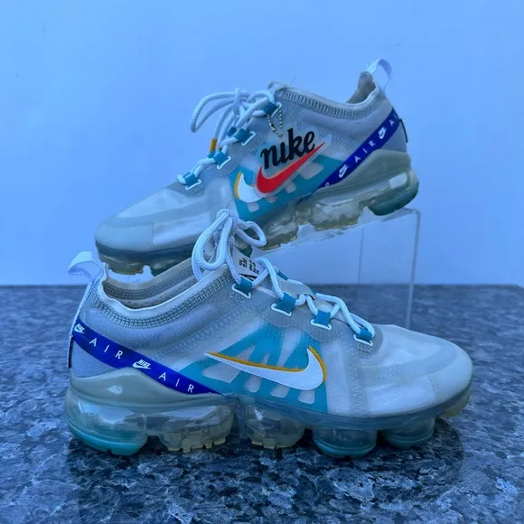 Nike Air VaporMax 2019 SE Shoes Mens Wolf Grey Blue CI1240-102 Size 6 US.