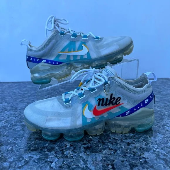 Nike Air VaporMax 2019 SE Shoes Mens Wolf Grey Blue CI1240-102 Size 6 US.