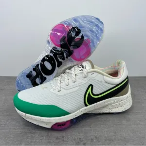 Nike Air Zoom Infinity Tour NEXT% Golf Shoes White/Green DQ4130-103 Men's 8 Wide