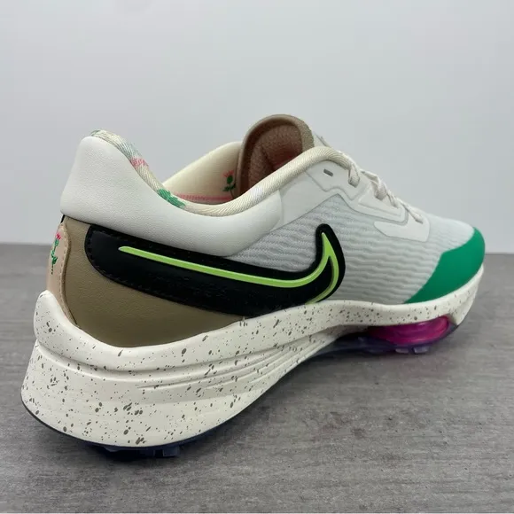 Nike Air Zoom Infinity Tour NEXT% Golf Shoes White/Green DQ4130-103 Men's 8 Wide