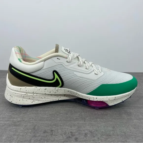 Nike Air Zoom Infinity Tour NEXT% Golf Shoes White/Green DQ4130-103 Men's 8 Wide