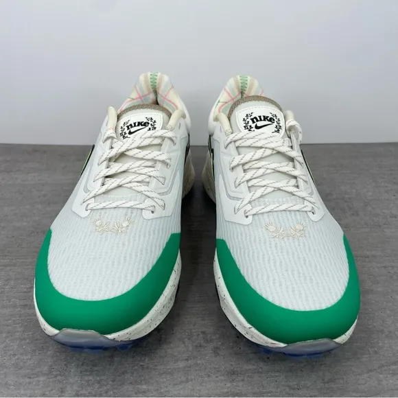 Nike Air Zoom Infinity Tour NEXT% Golf Shoes White/Green DQ4130-103 Men's 8 Wide