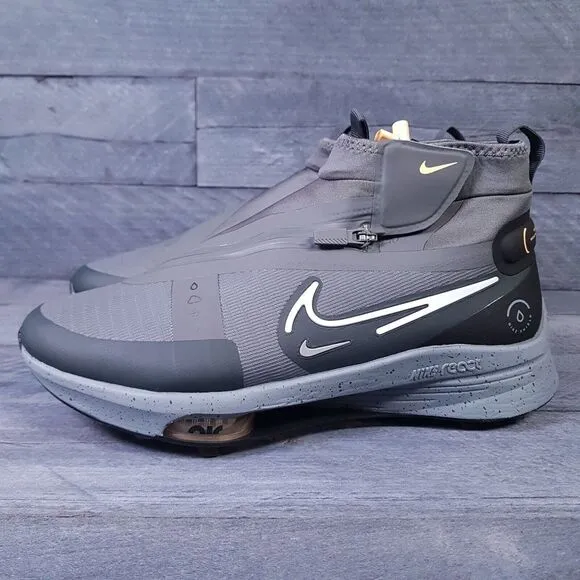 NIKE Air Zoom Infinity Tour NEXT% Shield Weatherized Golf Shoes Men 10 Wide Grey