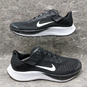 Nike Air Zoom Pegasus 37 FlyEase Wide Sneakers Men's Sz 14 Black CK8446-003