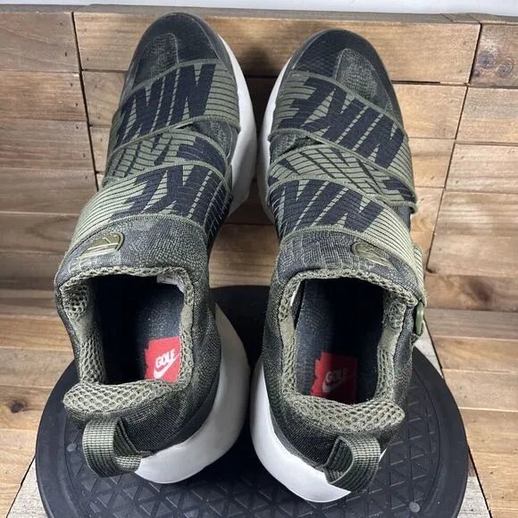 Nike Air Zoom Mens Size 11.5 Gimme Spikeless Golf Shoes Army Green Sneakers